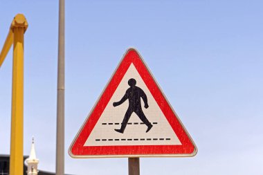 Yaya cadde geçiş işareti yaya geçidi Kuveyt