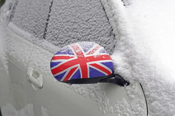 Snö Fordonet Storbritannien — Stockfoto