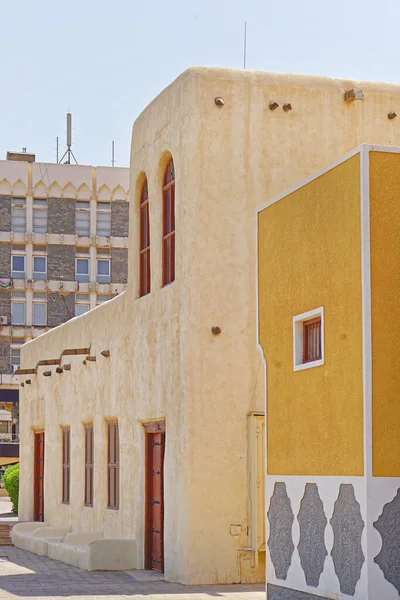 Traditionele Oude Stijl Adobe Huis Koeweit — Stockfoto