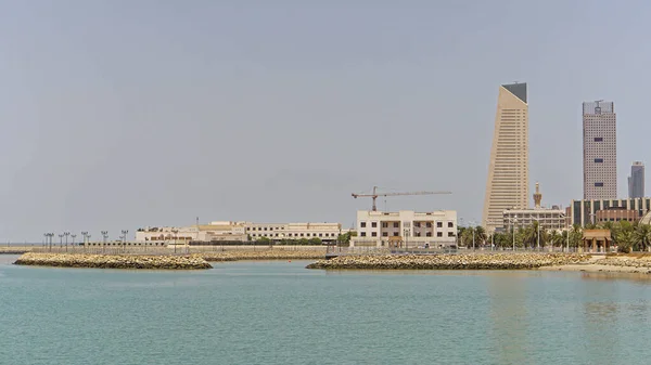 Water front new building construction in Kuwait