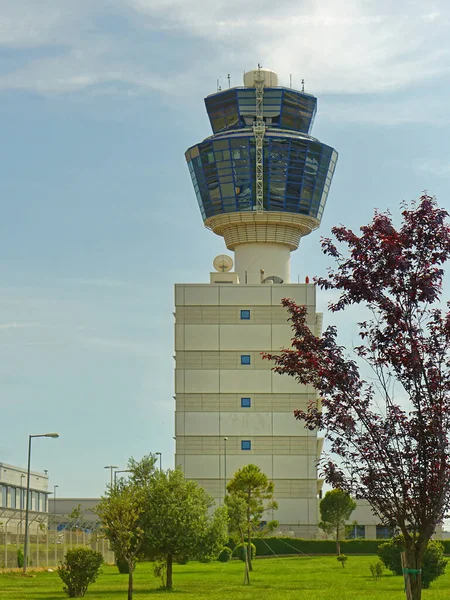 Vluchtcontroletoren Luchthaven Van Athene Griekenland — Stockfoto