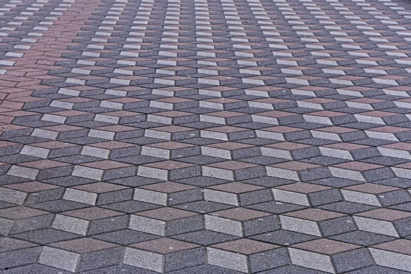 Kostki Bruk Mozaika Kamień Zewnątrz Patio Podłogi Płytki — Zdjęcie stockowe