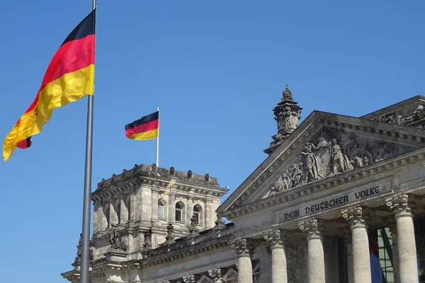 Reichstag Híres Parlament Németország — Stock Fotó