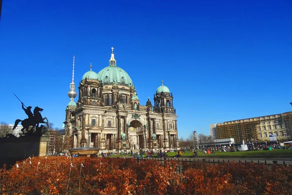 Berliner Dom Famosa Catedral Histórica Berlim — Fotografia de Stock