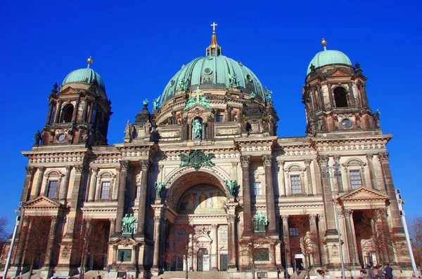 Berliner Dom Відомих Історичних Кафедральному Соборі Берліна — стокове фото