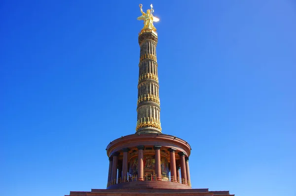 Columna Victoria Siegessauele Berlín Alemania —  Fotos de Stock