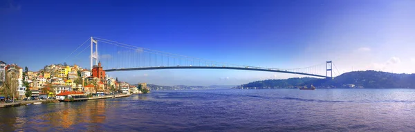 Panoramik Boğaziçi Kıtalararası köprü Istanbul'için