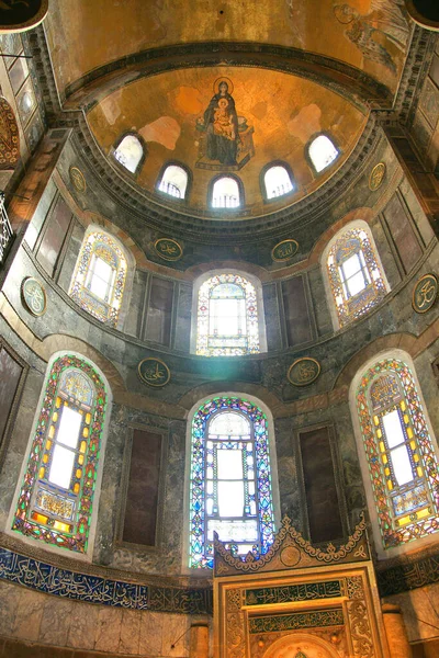 Detalles Del Interior Del Museo Hagia Sophia Costantinopla Estambul Moderno —  Fotos de Stock