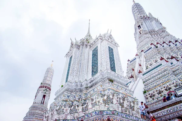 Wat Arun Ratchawararam Buddhistischer Tempel Thailand — Stockfoto