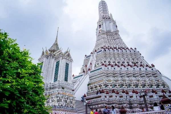 Wat Arun Ratchawararam Buddhistischer Tempel Thailand — Stockfoto