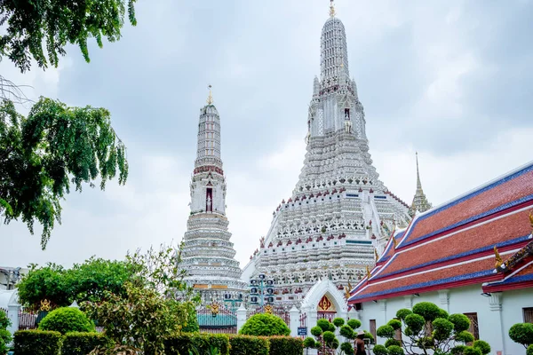 Wat Arun Ratchawararam Buddhistický Chrám Thajsko — Stock fotografie