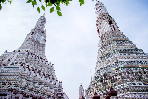 Wat Arun Ratchawararam Buddhista Templom Thaiföld — Stock Fotó