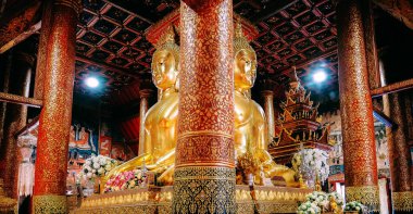 Wat Phumin en ünlü tapınak ve tasarım oldukça benzersiz 