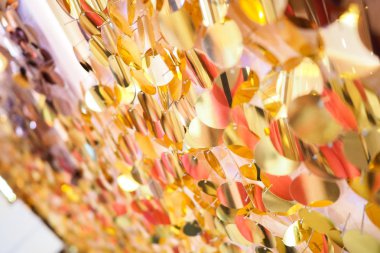 Renk geçişi ile yuvarlak pulların doku ölçekleri, soyut arkaplan.