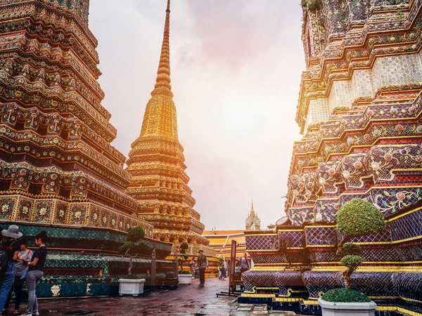 Bangkok, Tailândia - julho de 2019: Wat Pho (o Templo do Reclin — Fotografia de Stock