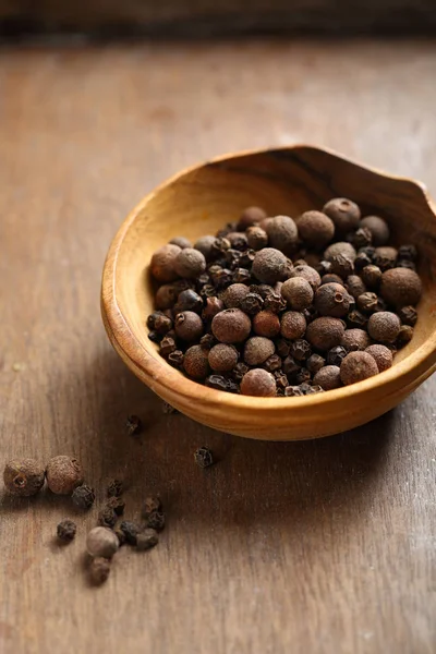 Black Peppercorn Mix Bowl Food Closeup — Stock Photo, Image