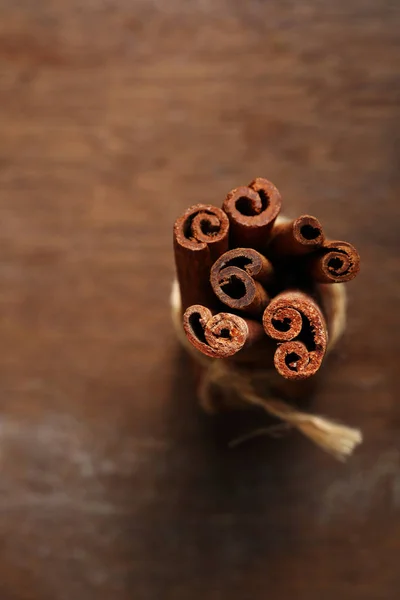 Palitos Sabor Canela Comida Acima — Fotografia de Stock