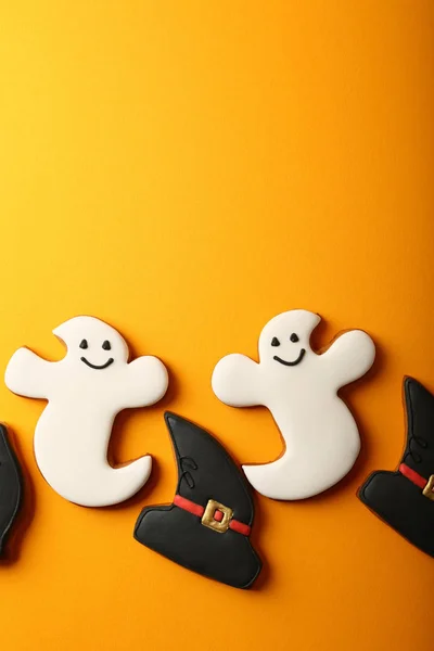 Grappige Halloween Koekjes Concept Vakantie — Stockfoto