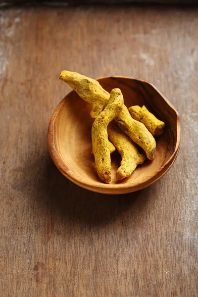 Yellow Roots Turmeric Curry Ingredients — Stock Photo, Image