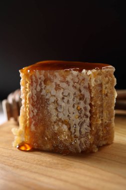 Bir adet petek, gıda yakın çekim