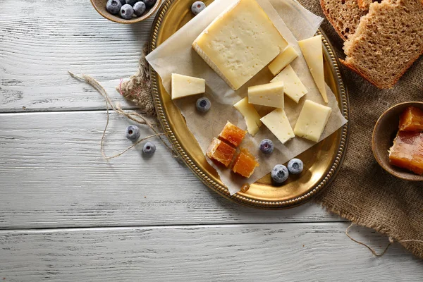 Ost Sammansättning För Frukost — Stockfoto