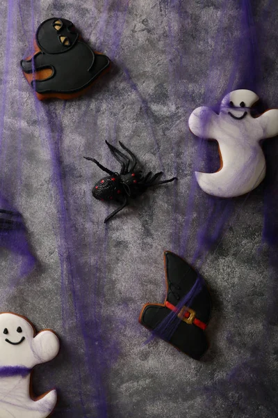 Halloween Koekjes Stilleven — Stockfoto