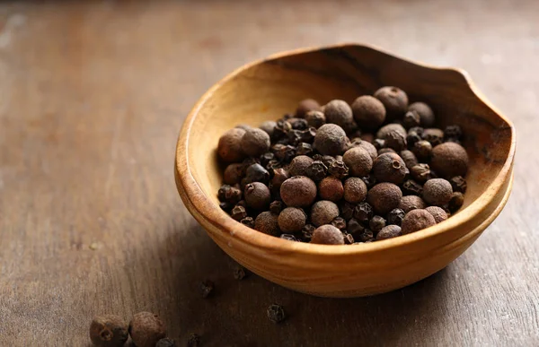 Black Peppercorn Spice Bowl — Stock Photo, Image