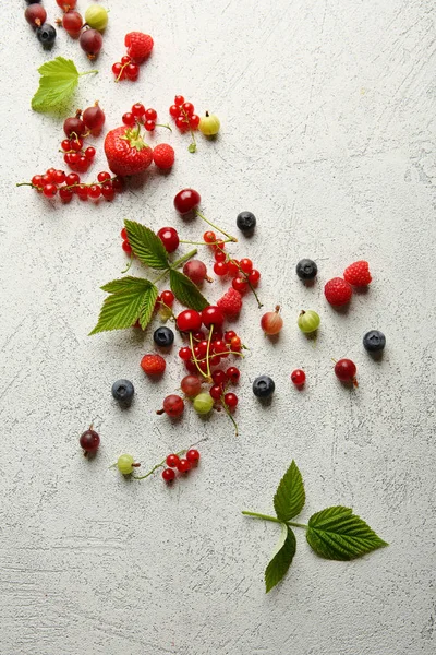 Lokale Sommer Beeren Hintergrund — Stockfoto