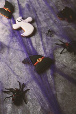 Cadılar Bayramı tatil kurabiye ve dekorasyon