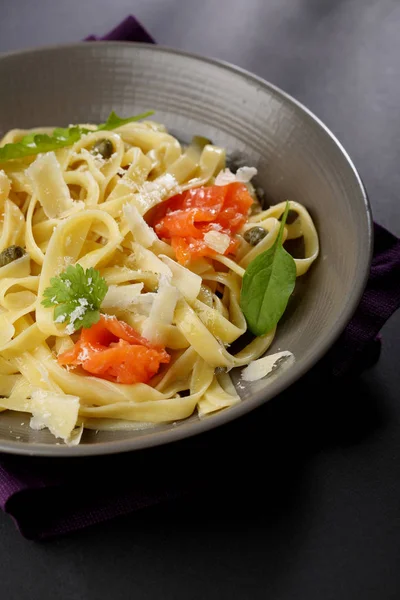 Huisgemaakte Pasta Kom — Stockfoto