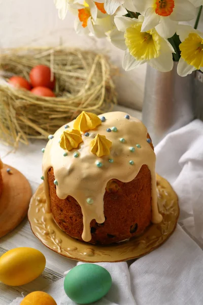 Easter Holiday Cake Close — Stock Photo, Image