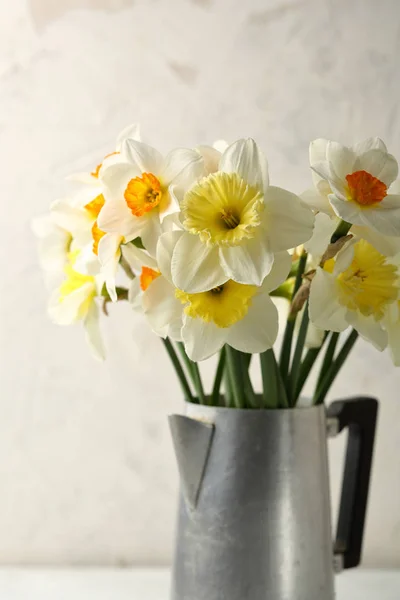 Witte Narcis Kruik Bloemen — Stockfoto
