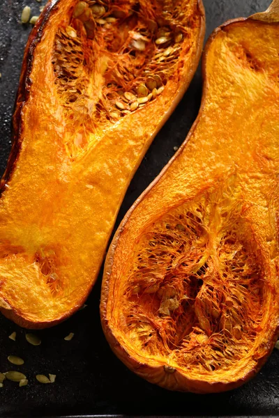 Roasted Halves Squash Pumpkin — Stock Photo, Image