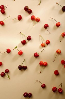 Kiraz desen üstten görünüm