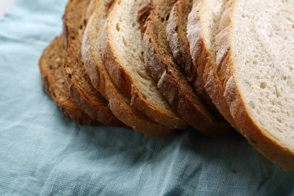 Свіжий Білий Житній Хліб Вище — стокове фото