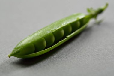 Yeşil bezelye pod yakın çekim