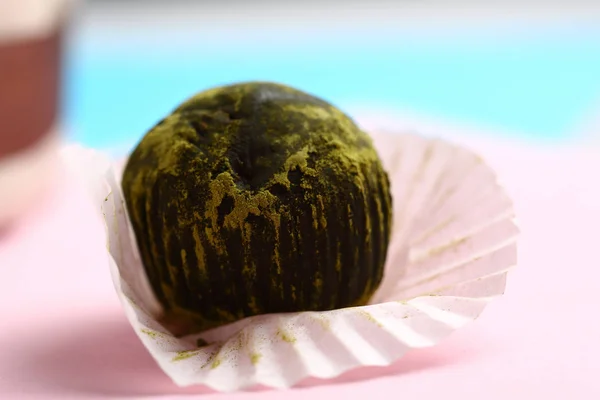 Bonbons aux truffes au chocolat noir — Photo
