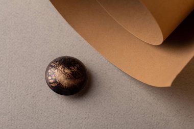 Modern dekore şeker yakın çekim