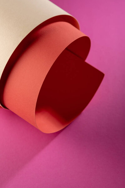 Colored pepper geometric background