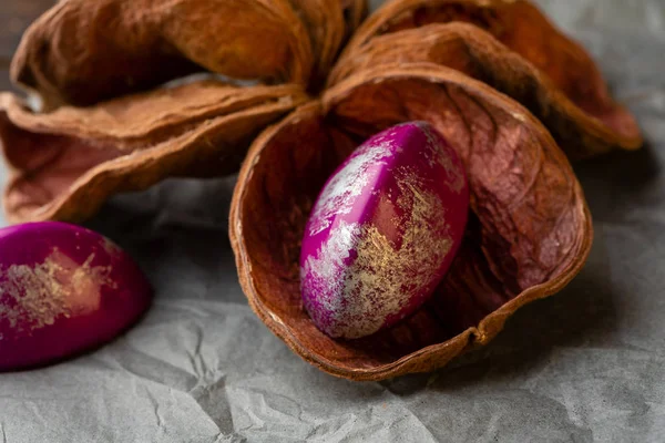Tatlı çikolata şeker yakın çekim