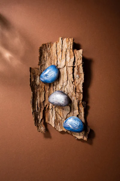 Bonbon Fatti Mano Vista Dall Alto Carta Marrone — Foto Stock