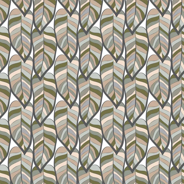 Dünyevi tonları yaprak Dikişsiz desen duvar kağıdı