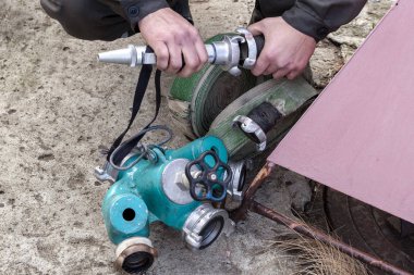 Hortum yangın meme bağlanma.