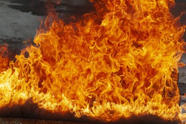 Arka plan olarak güzel bir alev.