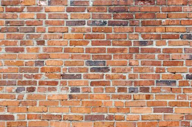 Arkaplan olarak eski tuğla işi.