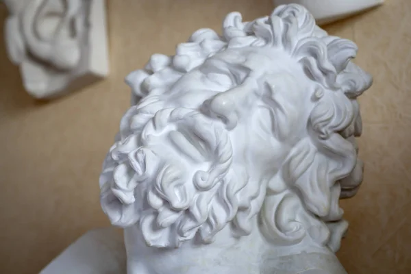 Fragment Czele Starożytny Bohater Laocoon — Zdjęcie stockowe