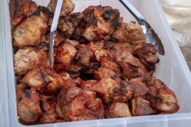 Lezzetli şiş kebap portre