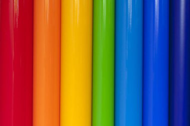 Arka planı renkli vinil film rulo