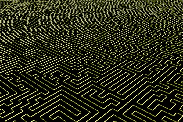 Le labyrinthe est comme un modèle abstrait en trois dimensions de la psyché — Photo