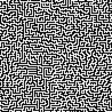 Karmaşık bir labirent şeklinde seamless modeli.